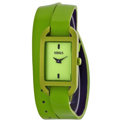 Versus By Versace Ibiza Green Dial πράσινο δερμάτινο γυναικείο ρολόι SGQ050013 Versus By Versace Ibiza Green Dial πράσινο δερμάτινο γυναικείο ρολόι SGQ050013