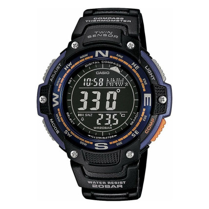 CASIO Sport Black Rubber Strap SGW-100-2BER CASIO Sport Black Rubber Strap SGW-100-2BER