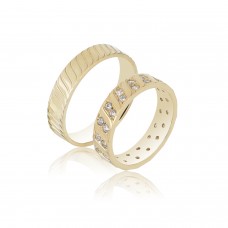 Βέρες από Χρυσό 14Κ Machio Femmina SL119