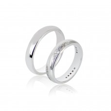 Βέρες από Λευκόχρυσο 14Κ Machio Femmina SL120