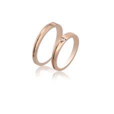 Βέρες από Ροζ Χρυσό 14Κ Machio Femmina SL131