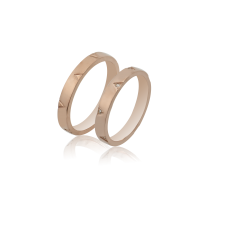 Βέρες από Ροζ Χρυσό 14Κ Machio Femmina SL152