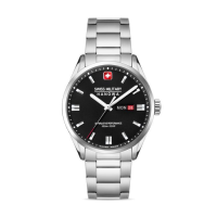SWISS MILITARY HANOWA Roadrunner Maxed Silver Stainless Steel Bracelet SMWGH0001601