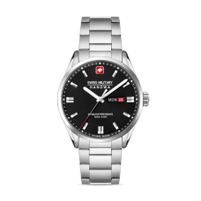 SWISS MILITARY HANOWA Roadrunner Maxed Silver Stainless Steel Bracelet SMWGH0001601
