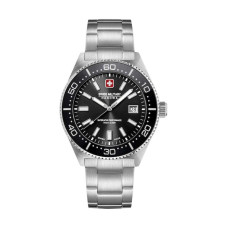 SWISS MILITARY HANOWA Nomad Silver Stainless Steel Bracelet SMWGH0004903