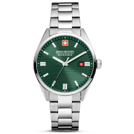 SWISS MILITARY HANOWA Roadrunner Silver Stainless Steel Bracelet SMWGH2200105 SWISS MILITARY HANOWA Roadrunner Silver Stainless Steel Bracelet SMWGH2200105
