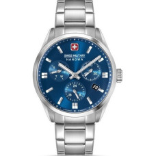 SWISS MILITARY HANOWA Roadrunner Advanced Silver Stainless Steel Bracelet SMWGK0005602