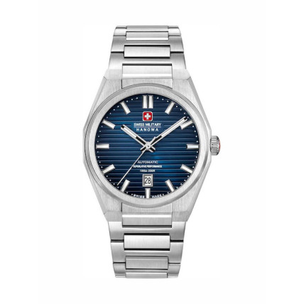 SWISS MILITARY HANOWA Avalanche Automatic Silver Stainless Steel Bracelet SMWGL0006901 SWISS MILITARY HANOWA Avalanche Automatic Silver Stainless Steel Bracelet SMWGL0006901