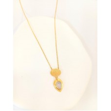 Ασημένιο Μενταγιόν 925 με Ημιπολύτιμους Λίθους (SN126)