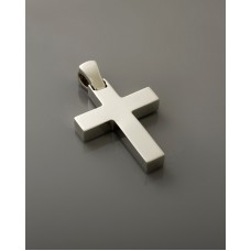 ΑΝΔΡΙΚΟΣ ΣΤΑΥΡΟΣ ΛΕΥΚΟ VALORO 14K CRW74 - 010962