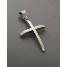 ΑΝΔΡΙΚΟΣ ΣΤΑΥΡΟΣ ΛΕΥΚΟ VALORO 14K CRW81 - 010967