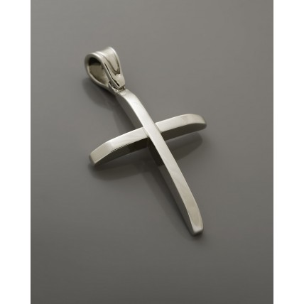 ΑΝΔΡΙΚΟΣ ΣΤΑΥΡΟΣ ΛΕΥΚΟ VALORO 14K CRW81 - 010967 ΑΝΔΡΙΚΟΣ ΣΤΑΥΡΟΣ ΛΕΥΚΟ VALORO 14K CRW81 - 010967