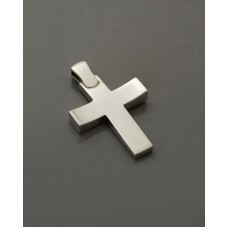 ΑΝΔΡΙΚΟΣ ΣΤΑΥΡΟΣ ΛΕΥΚΟ VALORO 14K CRW69 - 010983