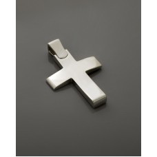 ΑΝΔΡΙΚΟΣ ΣΤΑΥΡΟΣ ΛΕΥΚΟ VALORO 14K CRW70 - 010984