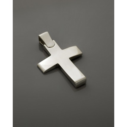 ΑΝΔΡΙΚΟΣ ΣΤΑΥΡΟΣ ΛΕΥΚΟ VALORO 14K CRW70 - 010984