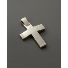 ΑΝΔΡΙΚΟΣ ΣΤΑΥΡΟΣ ΛΕΥΚΟ VALORO 14K CRW72 - 010985