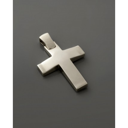ΑΝΔΡΙΚΟΣ ΣΤΑΥΡΟΣ ΛΕΥΚΟ VALORO 14K CRW72 - 010985 ΑΝΔΡΙΚΟΣ ΣΤΑΥΡΟΣ ΛΕΥΚΟ VALORO 14K CRW72 - 010985