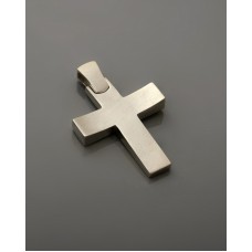 ΑΝΔΡΙΚΟΣ ΣΤΑΥΡΟΣ ΛΕΥΚΟ VALORO 14K CRW56 - 011038