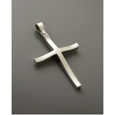 ΑΝΔΡΙΚΟΣ ΣΤΑΥΡΟΣ ΛΕΥΚΟ VALORO 14K CRW78 - 011062