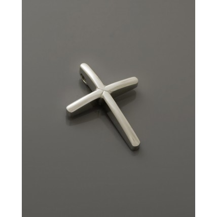 ΑΝΔΡΙΚΟΣ ΣΤΑΥΡΟΣ ΛΕΥΚΟ VALORO 14K CRW76 - 011067 ΑΝΔΡΙΚΟΣ ΣΤΑΥΡΟΣ ΛΕΥΚΟ VALORO 14K CRW76 - 011067