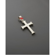 ΑΝΔΡΙΚΟΣ ΣΤΑΥΡΟΣ ΛΕΥΚΟ VALORO 14K CRW87 - 011284