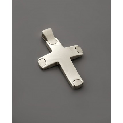 ΑΝΔΡΙΚΟΣ ΣΤΑΥΡΟΣ ΛΕΥΚΟ VALORO 14K CRW59 - 011307 ΑΝΔΡΙΚΟΣ ΣΤΑΥΡΟΣ ΛΕΥΚΟ VALORO 14K CRW59 - 011307
