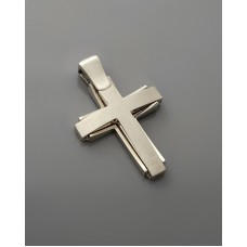 ΑΝΔΡΙΚΟΣ ΣΤΑΥΡΟΣ ΛΕΥΚΟ VALORO 14K CRW61 - 011346