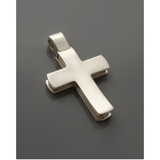 ΑΝΔΡΙΚΟΣ ΣΤΑΥΡΟΣ ΛΕΥΚΟ VALORO 14K CRW63 - 011382