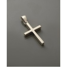 ΑΝΔΡΙΚΟΣ ΣΤΑΥΡΟΣ ΛΕΥΚΟ VALORO 14K CRW85 - 020143