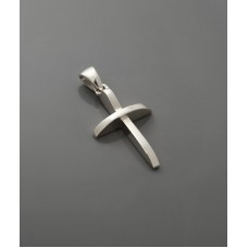 ΑΝΔΡΙΚΟΣ ΣΤΑΥΡΟΣ ΛΕΥΚΟ VALORO 14K CRW83 - 020144