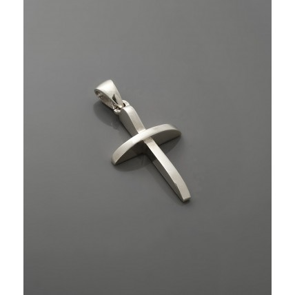 ΑΝΔΡΙΚΟΣ ΣΤΑΥΡΟΣ ΛΕΥΚΟ VALORO 14K CRW83 - 020144 ΑΝΔΡΙΚΟΣ ΣΤΑΥΡΟΣ ΛΕΥΚΟ VALORO 14K CRW83 - 020144