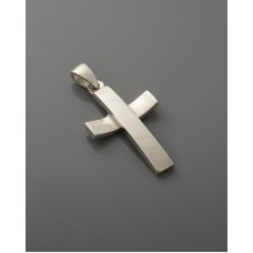 ΑΝΔΡΙΚΟΣ ΣΤΑΥΡΟΣ ΛΕΥΚΟ VALORO 14K CRW84 - 020147