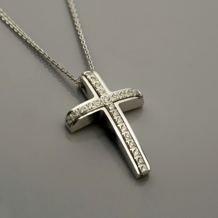 ΓΥΝΑΙΚΕΙΟΣ ΣΤΑΥΡΟΣ ΛΕΥΚΟ VALORO 14K CRW16 - 020246 ΓΥΝΑΙΚΕΙΟΣ ΣΤΑΥΡΟΣ ΛΕΥΚΟ VALORO 14K CRW16 - 020246