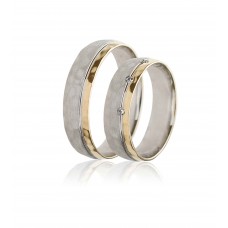 Βέρες από Χρυσό και Λευκόχρυσο 14Κ Machio Femmina (TMF01)