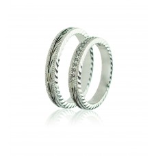 Βέρες από Λευκόχρυσο 14Κ Machio Femmina (TMF04)