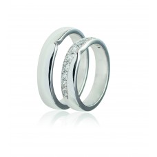 Βέρες από Λευκόχρυσο 14Κ Machio Femmina (TMF05)