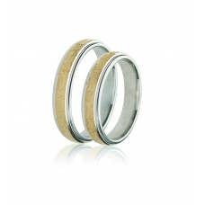 Βέρες από Χρυσό και Λευκόχρυσο 14Κ Machio Femmina (TMF15)