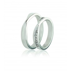 Βέρες από Λευκόχρυσο 14Κ Machio Femmina (TMF18)