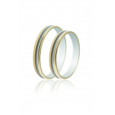 Βέρες από Χρυσό και Λευκόχρυσο 14Κ Machio Femmina (TMF21)