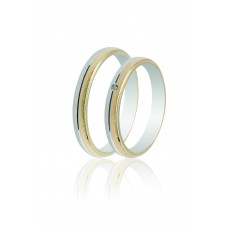 Βέρες από Χρυσό και Λευκόχρυσο 14Κ Machio Femmina (TMF22)