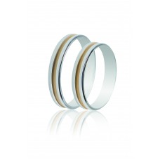 Βέρες από Χρυσό και Λευκόχρυσο 14Κ Machio Femmina (TMF23)