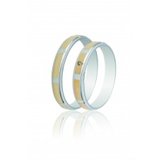 Βέρες από Χρυσό και Λευκόχρυσο 14Κ Machio Femmina (TMF25)