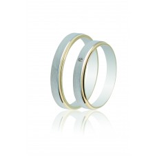 Βέρες από Χρυσό και Λευκόχρυσο 14Κ Machio Femmina (TMF30)