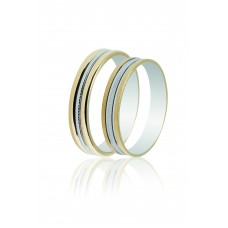 Βέρες από Χρυσό και Λευκόχρυσο 14Κ Machio Femmina (TMF32)