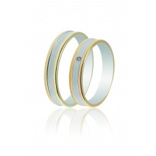 Βέρες από Χρυσό και Λευκόχρυσο 14Κ Machio Femmina (TMF33)