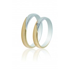 Βέρες από Χρυσό και Λευκόχρυσο 14Κ Machio Femmina (TMF34)