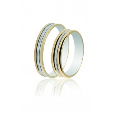 Βέρες από Χρυσό και Λευκόχρυσο 14Κ Machio Femmina (TMF41)