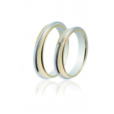 Βέρες από Χρυσό και Λευκόχρυσο 14Κ Machio Femmina (TMF44)