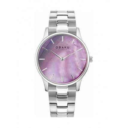 OBAKU Lyng Lille Cardinal Purple/Silver V247LXCQSC OBAKU Lyng Lille Cardinal Purple/Silver V247LXCQSC