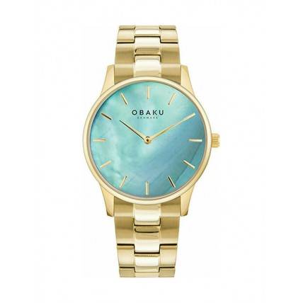 OBAKU Lyng Lille Avery Blue/Gold V247LXGMSG